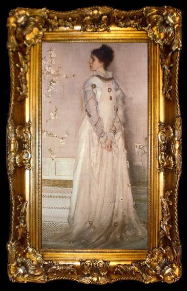 framed  James Abbott McNeil Whistler Mrs.Frederick R.Leyland, ta009-2